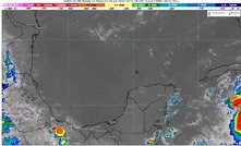 Satélite GOES Este Tope de Nubes Golfo de México